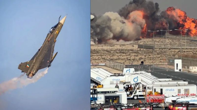 Video: Un avión de combate se estrelló ante cientos de personas en una exhibición