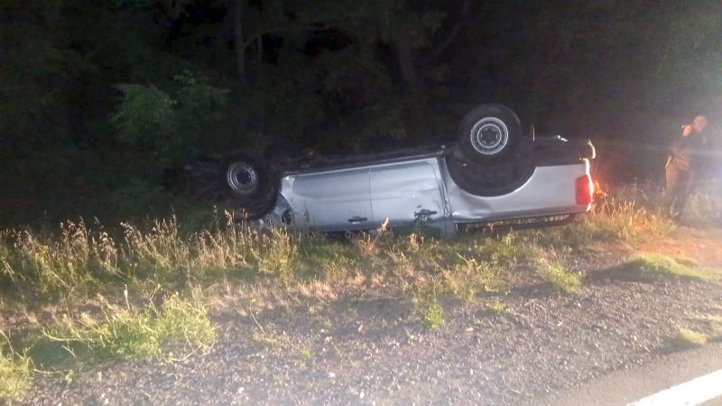 Volcó una camioneta en La Guevarina: una de las ocupantes está embarazada