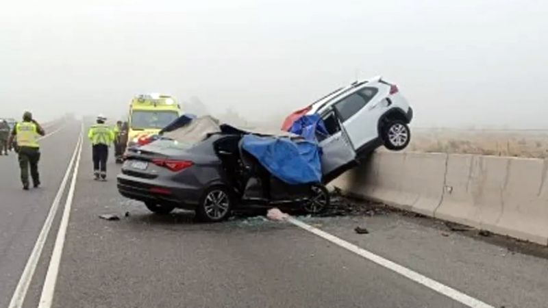 Dos mendocinos murieron en Chile y sus nietos quedaron internados