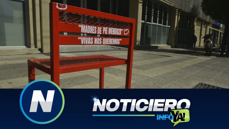 Colocaron un nuevo Banco Rojo en memoria de las víctimas de femicidio