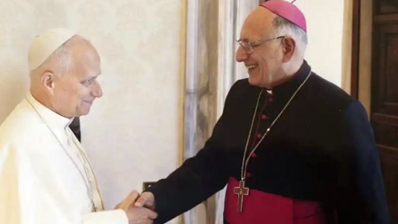 El obispo interino de San Rafael se reunió con el Papa León XIV
