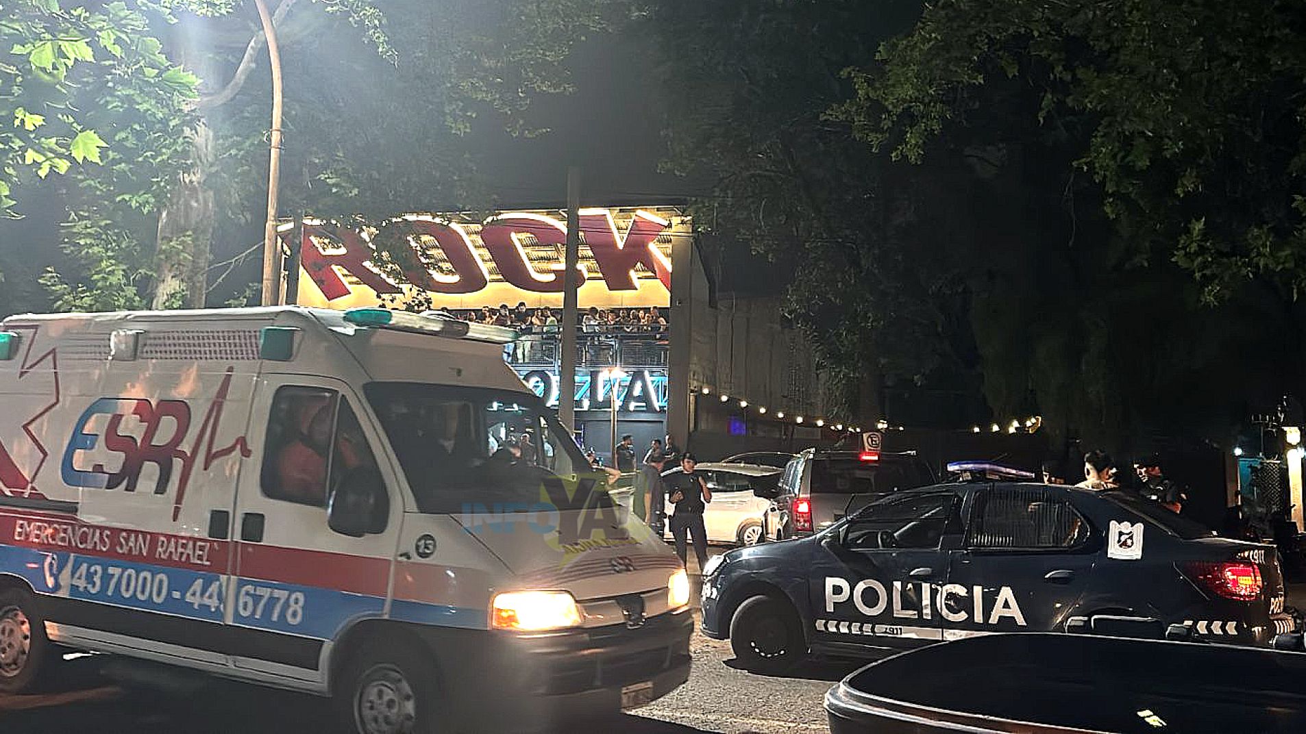 Tres lasherinos borrachos agredieron a un seguridad de Rock and Rolla