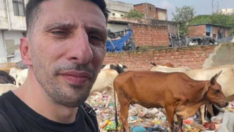 "La norma es el caos, te cruzas con vacas comiendo basura de la calle"