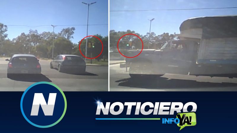 Infracción grave que pudo provocar una tragedia: cruzó semáforo en rojo