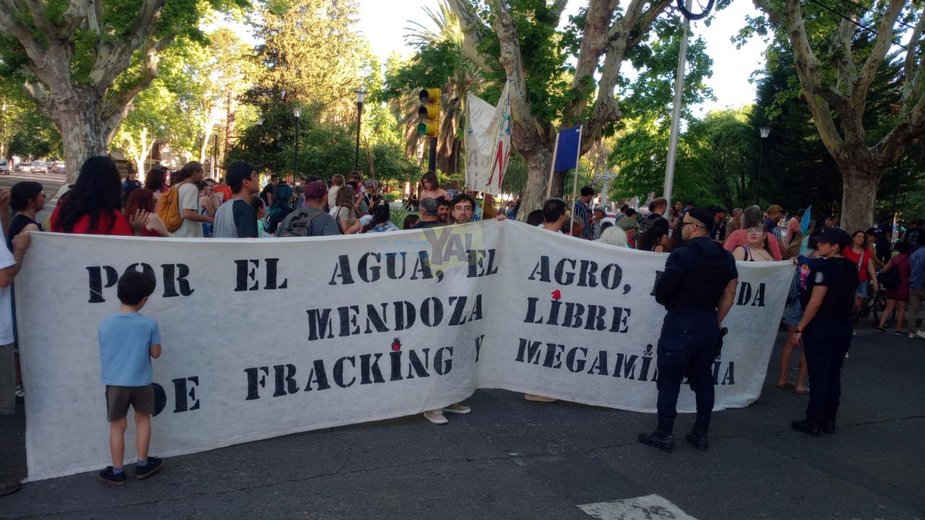 Defensores del agua se manifestaron en contra de los proyectos mineros