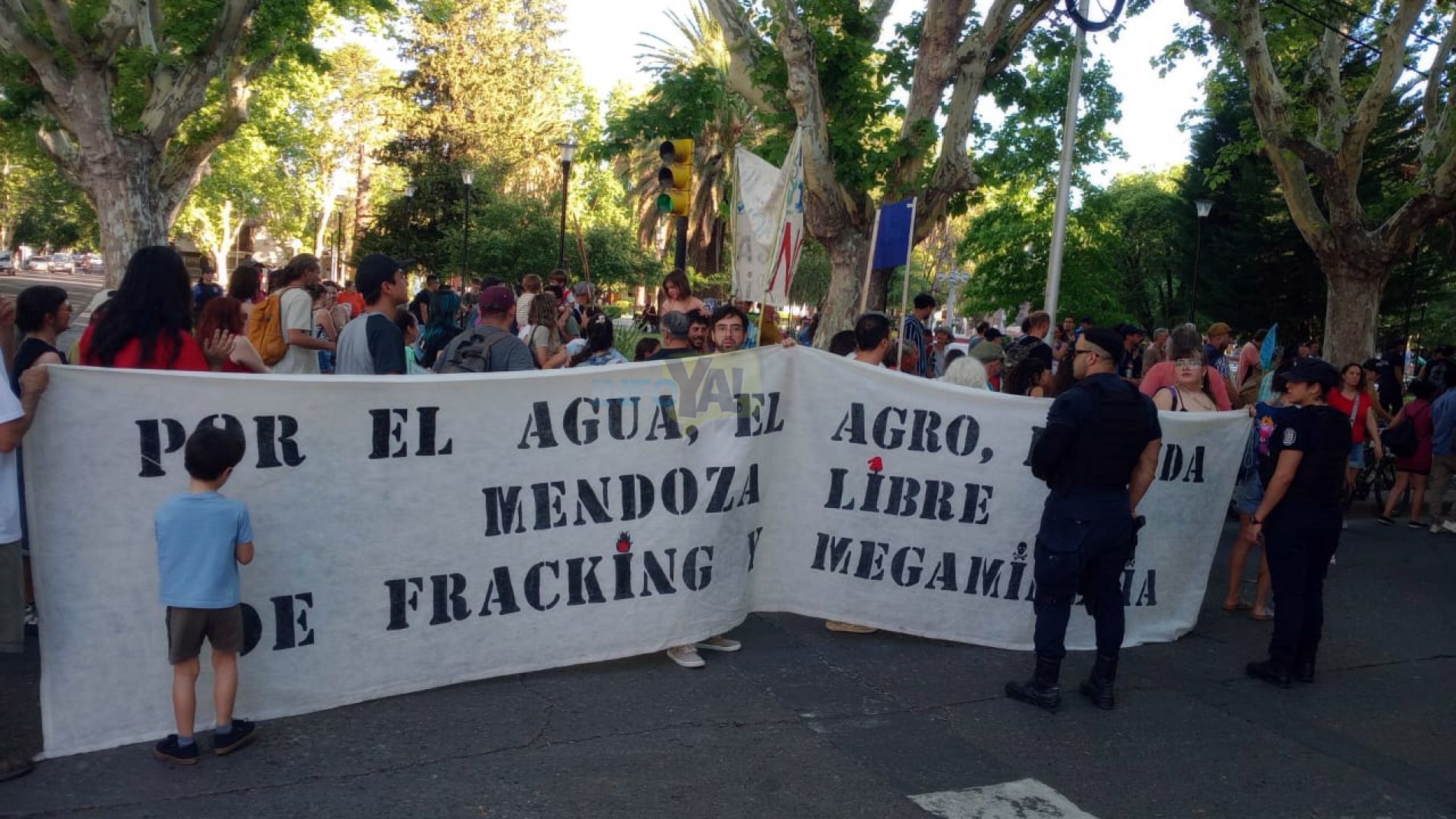 Defensores del agua se manifestaron en contra de los proyectos mineros