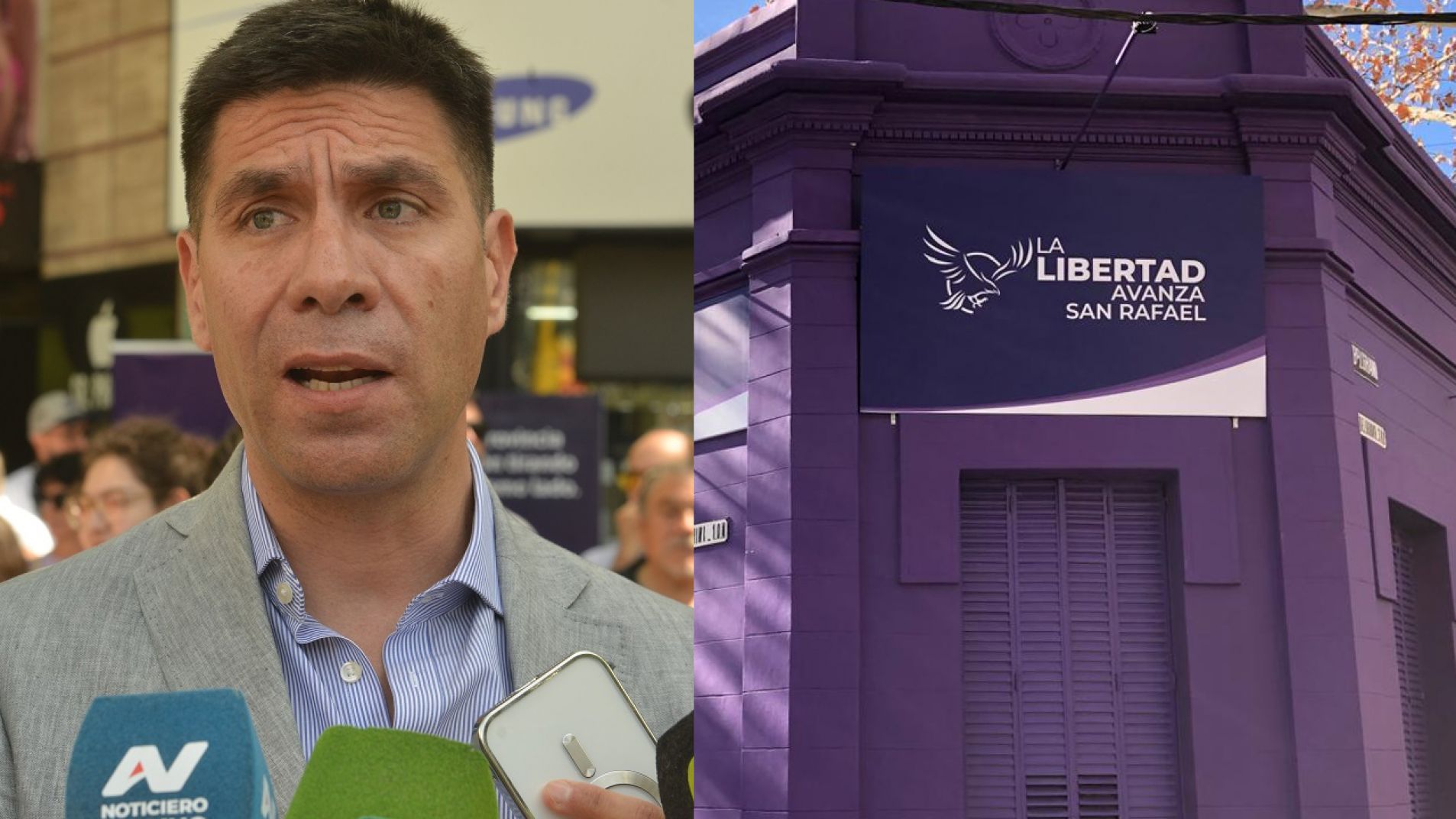 Correa Llanos trajo la lapicera a San Rafael