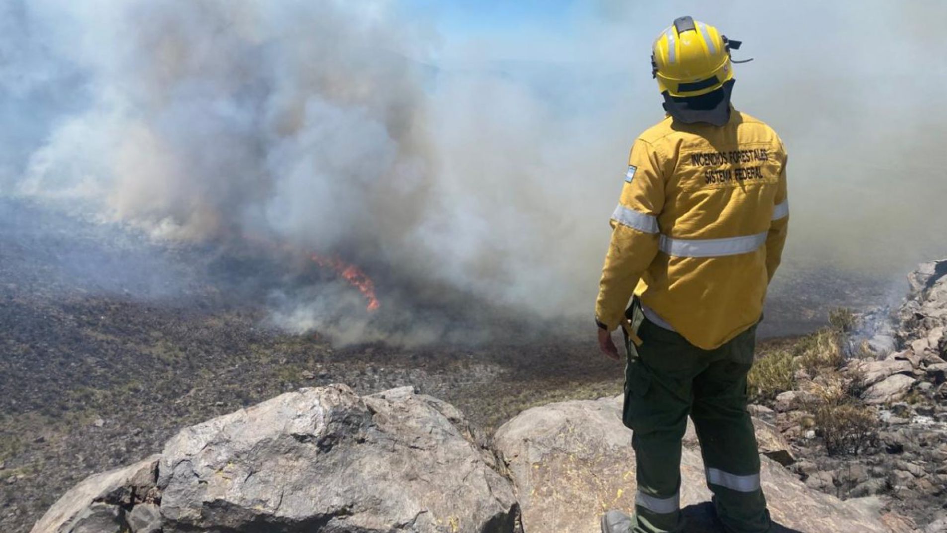 Controlaron un incendio de más de 300 hectáreas en zona del Cerro Nevado