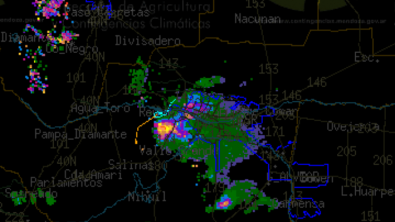 Tormenta con parámetros de granizo podría afectar también a la ciudad