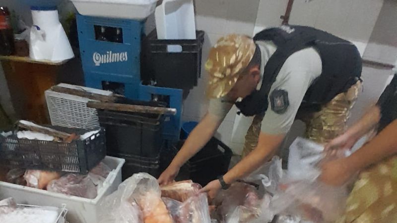 Decomisaron cuatrocientos kilos de carne en mal estado