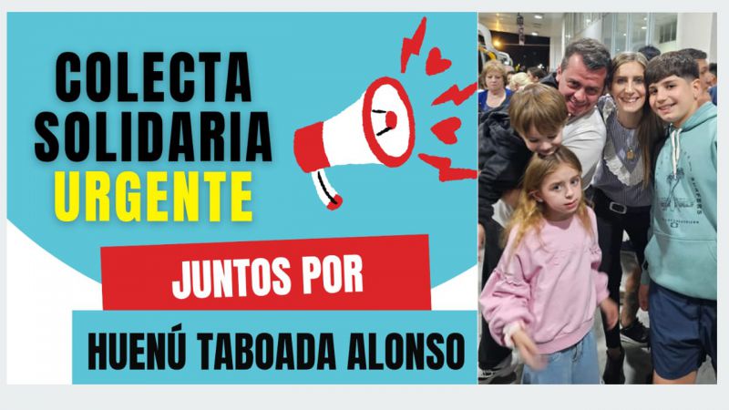 Todos por Huenú: la colecta solidaria para cubrir los gastos de la cirugía