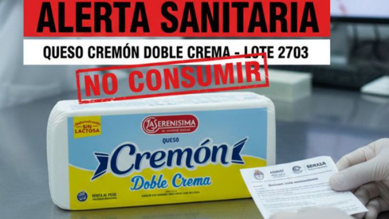 Alerta: detectaron una peligrosa bacteria en un lote de queso en Argentina