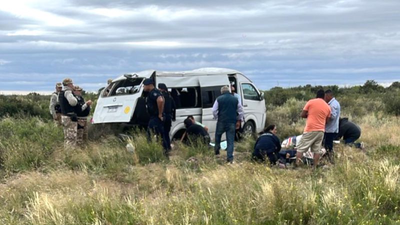 Falleció una sanrafaelina tras el vuelco de la combi en El Divisadero