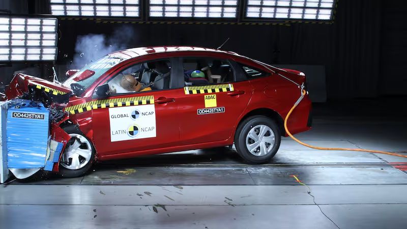 El auto más vendido sacó una baja calificación en un test de seguridad (Video)