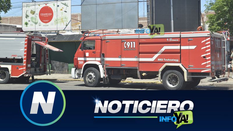 Incendio en una rotisería: los bomberos lograron controlar rápido el fuego