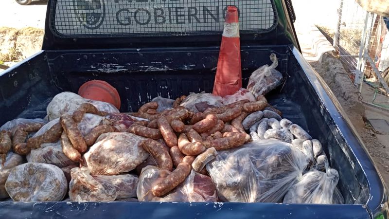 Secuestraron 400 kilos de carne transportada en condiciones irregulares