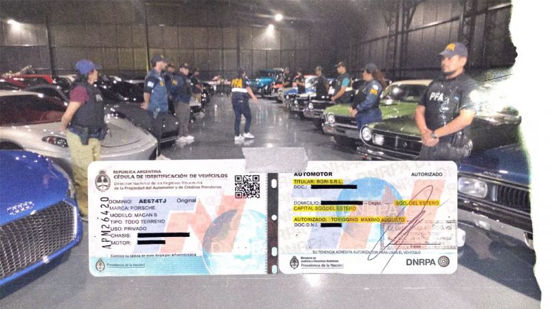 La familia de Toviggino tenía permiso para manejar los autos de lujo de Pilar