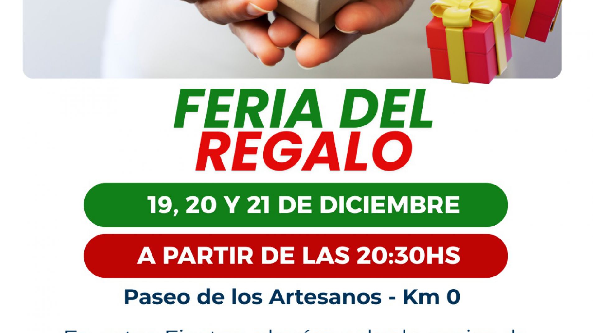 Feria del Regalo en el Paseo de los Artesanos