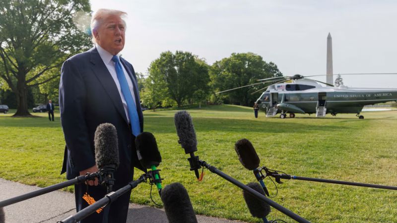 Trump dijo que no descarta una guerra con la dictadura de Maduro