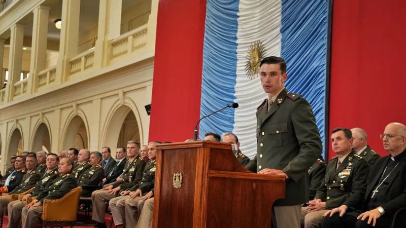 Un sanrafaelino egresó con el mejor promedio del Colegio Militar de la Nación