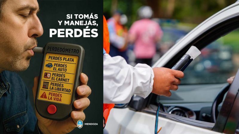 "Perdedores" la nueva campaña vial contra el alcohol al volante