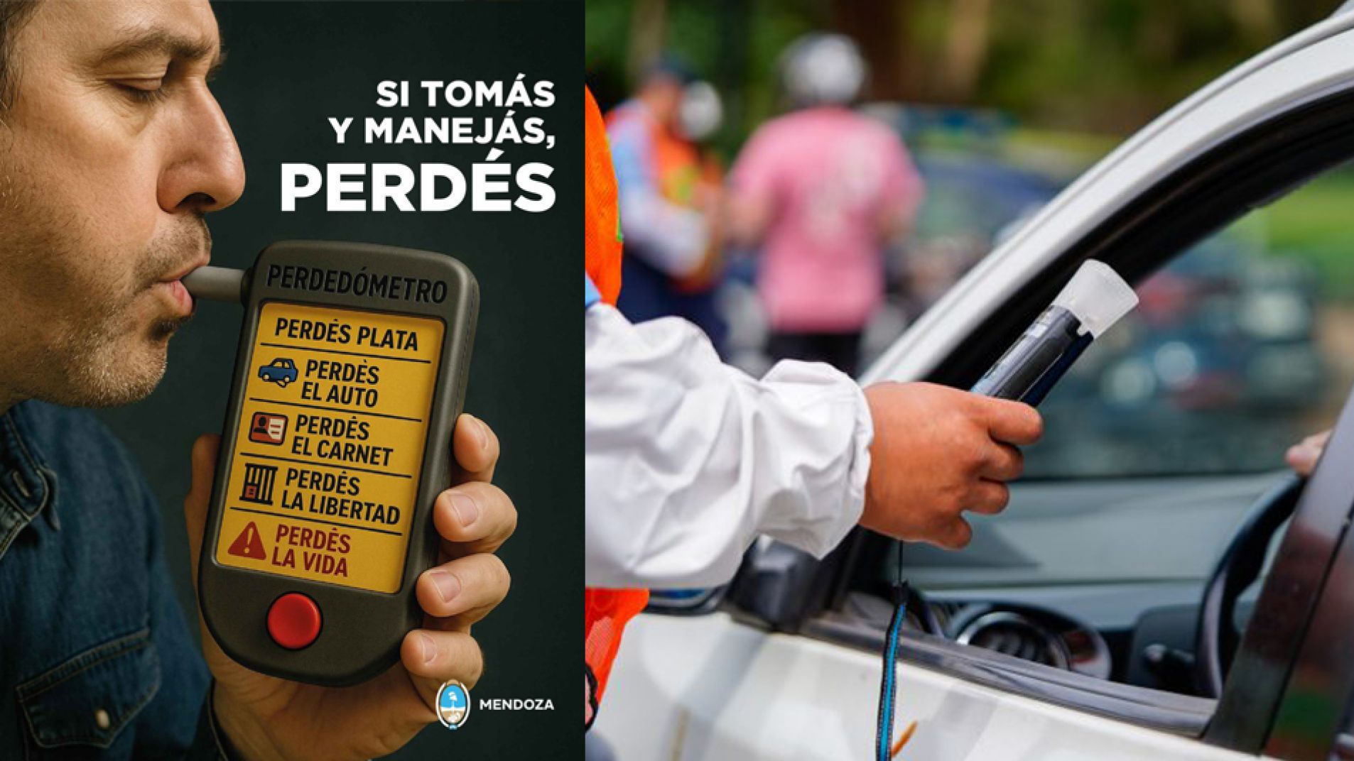 "Perdedores" la nueva campaña vial contra el alcohol al volante