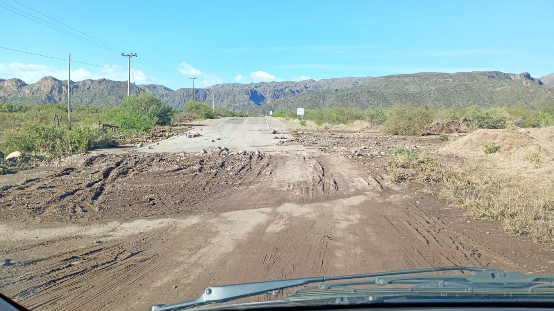 Video de la tormenta y cómo quedo el camino hacia Valle Grande