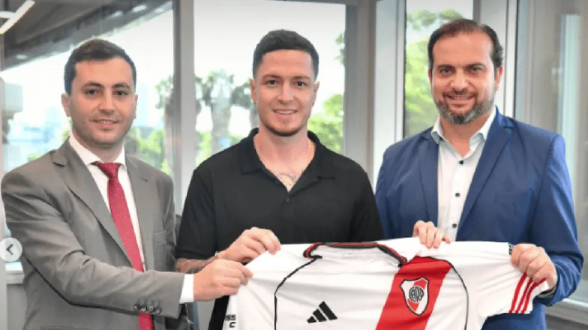 River presentó a Aníbal Moreno como refuerzo