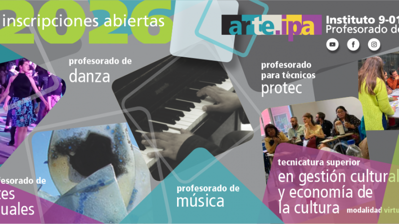 El Profesorado de Arte inscribe para el ciclo 2026