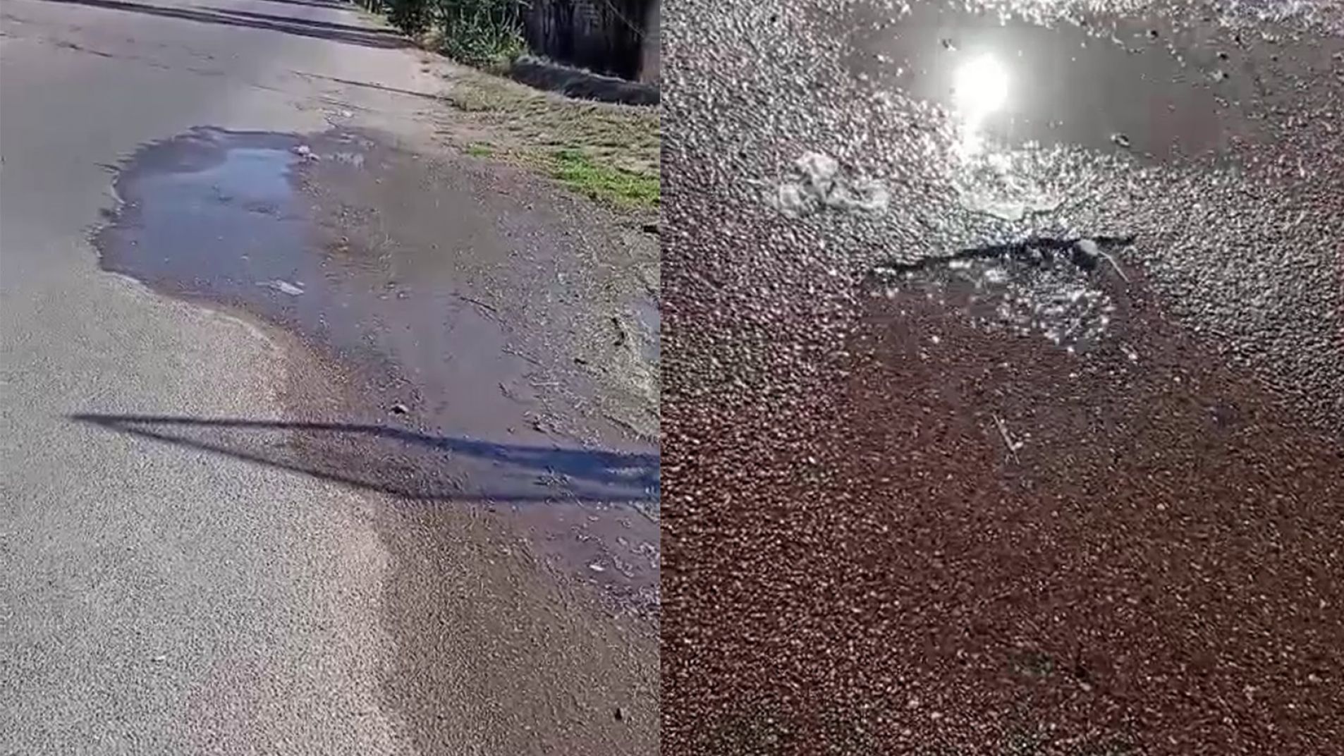 La rotura se ubica en avenida Moreno, entre Esquiú y Matienzo.