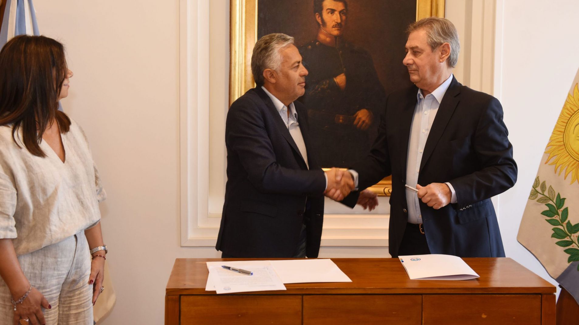 Firmaron convenios por obras de hasta 550 millones para San Rafael