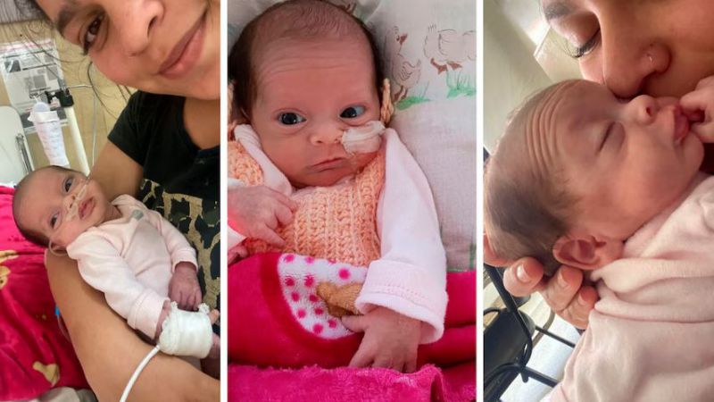 "Entré a la guardia por un dolor en el pecho y salí con una bebé en brazos"