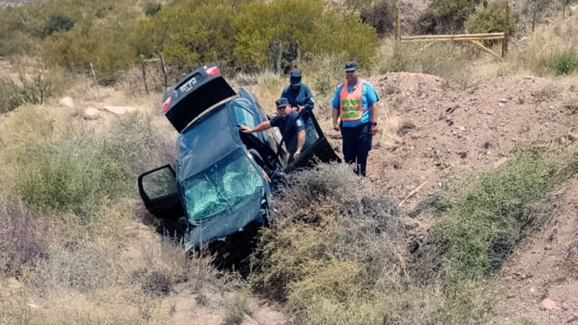 Un niño de 6 años perdió la vida tras un vuelco en Ruta 7