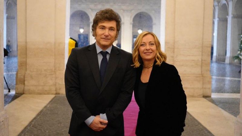 Milei fue elegido como el segundo líder mundial más influyente, detrás de Meloni