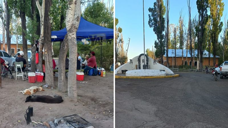 Familiares de doña Emma acampan en el lugar donde fue vista por última vez