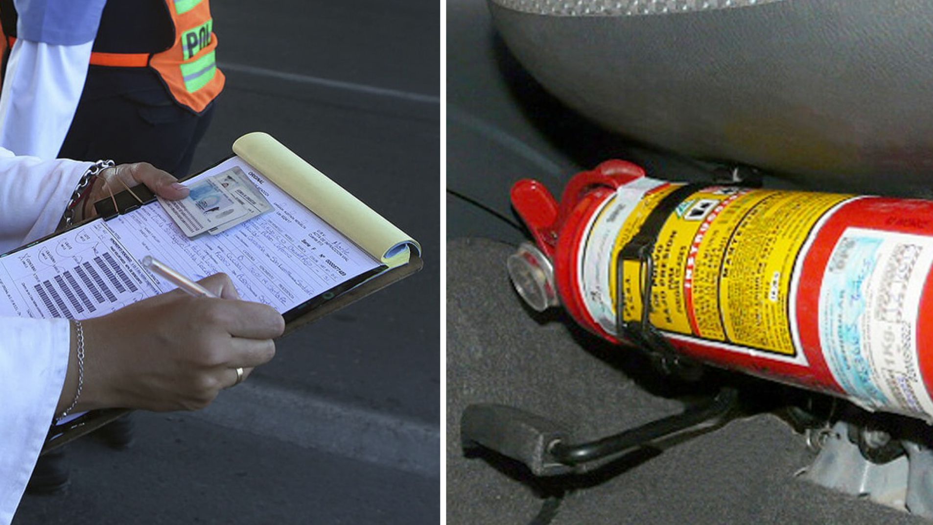 Salir a la ruta en vehículo sin los elementos de seguridad puede costar caro