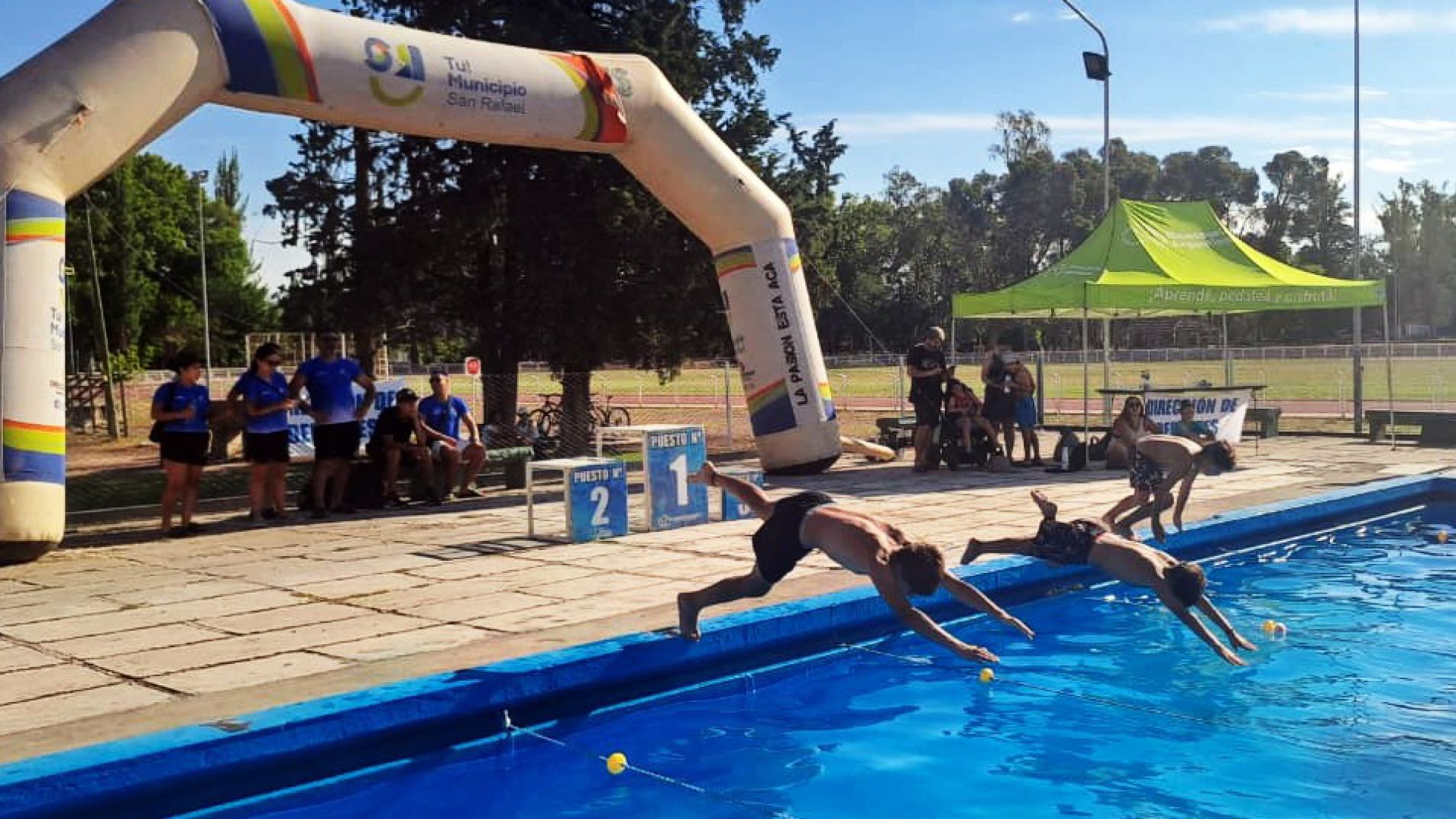 La primera fecha se disputó en la pileta del Poli 1.