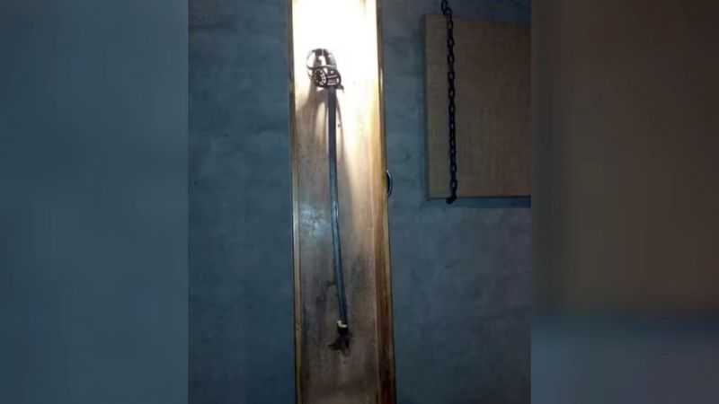 Encontraron el sable corvo de 1898 que robaron en Mendoza: un detenido