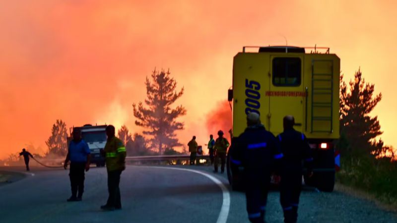Incendios en Chubut: revelaron la foto del posible lugar del inicio del fuego