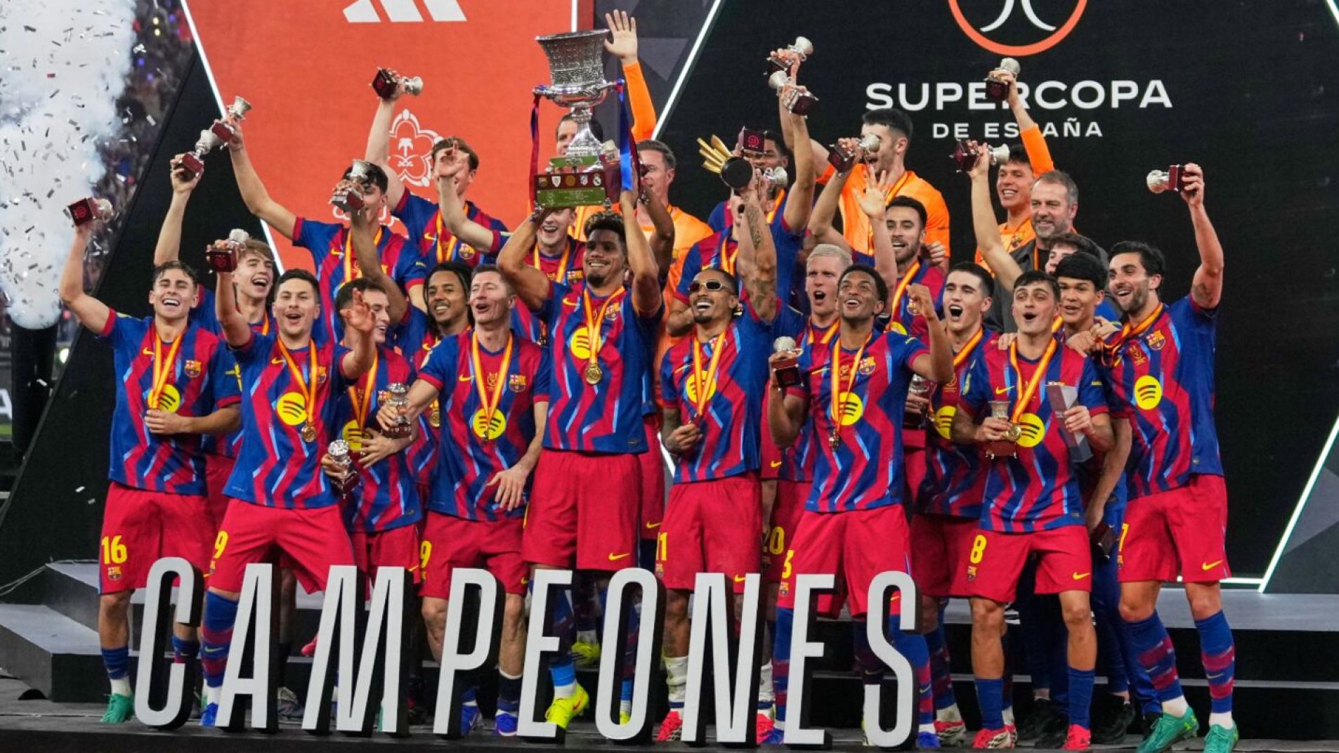 Barcelona le ganó al Real Madrid y se consagró campeón de la Supercopa
