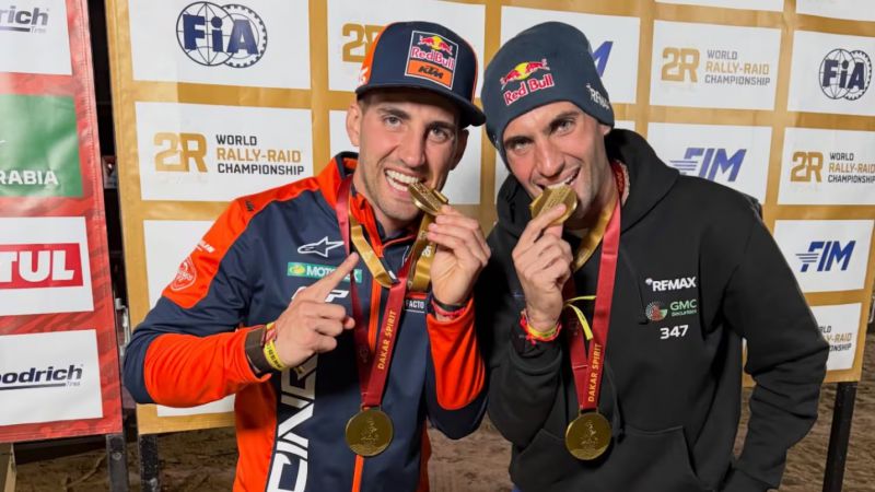 Dakar: La emoción de Kevin Benavides tras hacer historia junto a su hermano