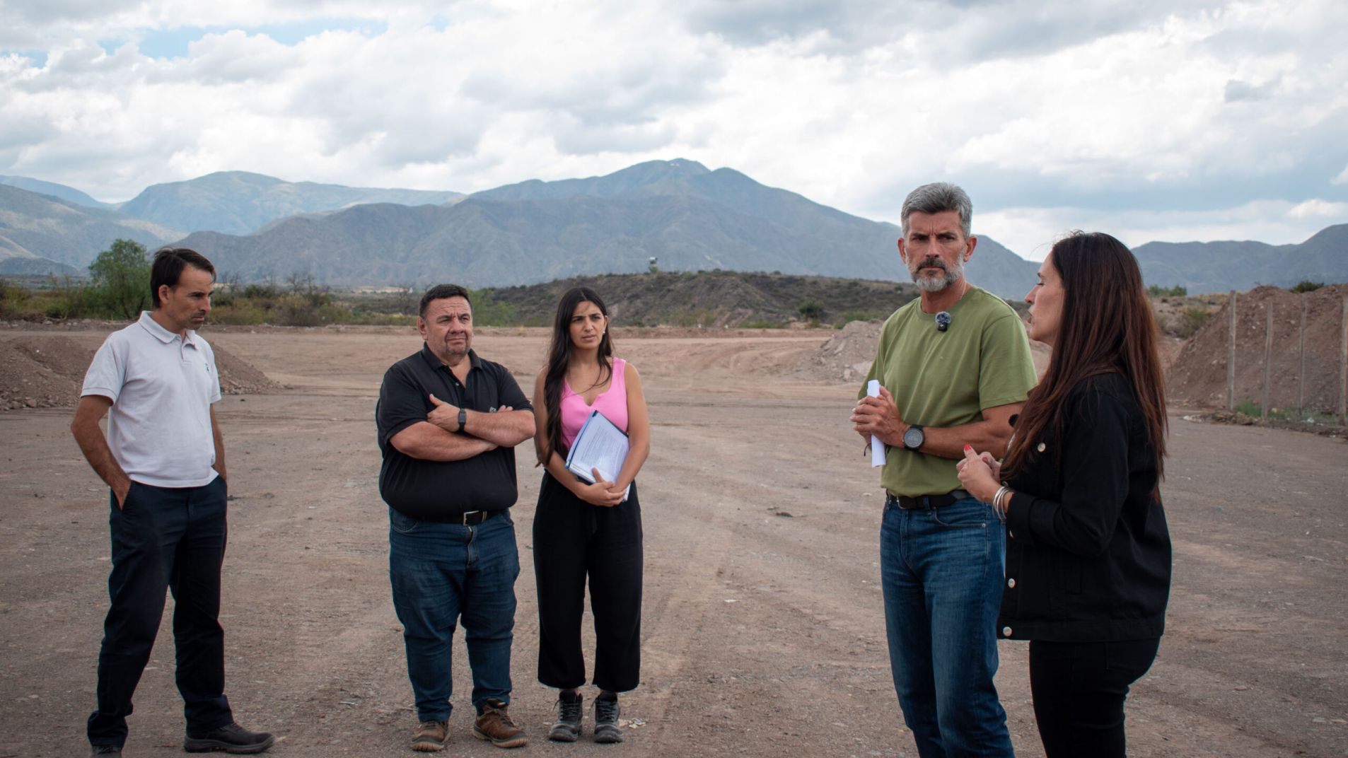 Barrio San Agustín: Ulpiano Suarez recorrió la obra y supervisó los avances