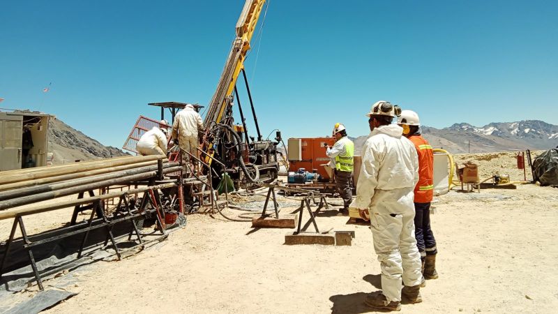 Recorrieron las primeras perforaciones del proyecto El Perdido en Malargüe