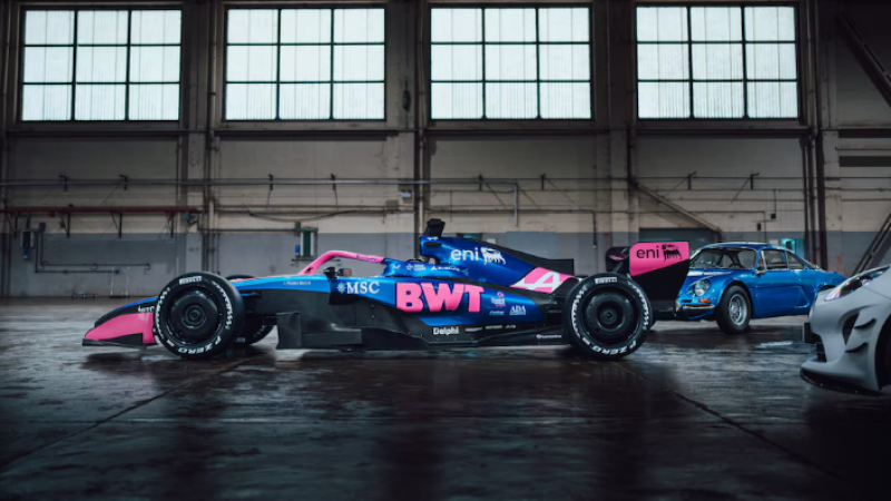 Alpine presentó el auto con el que correrá este año Franco Colapinto