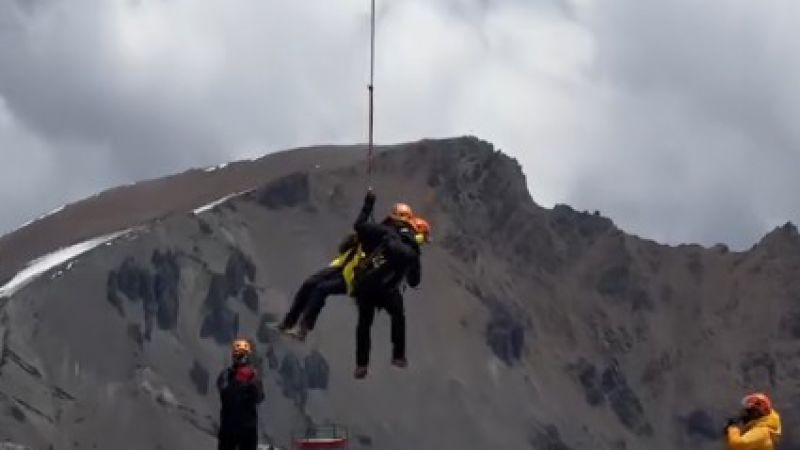 Recataron a otro andinista extranjero en alta montaña
