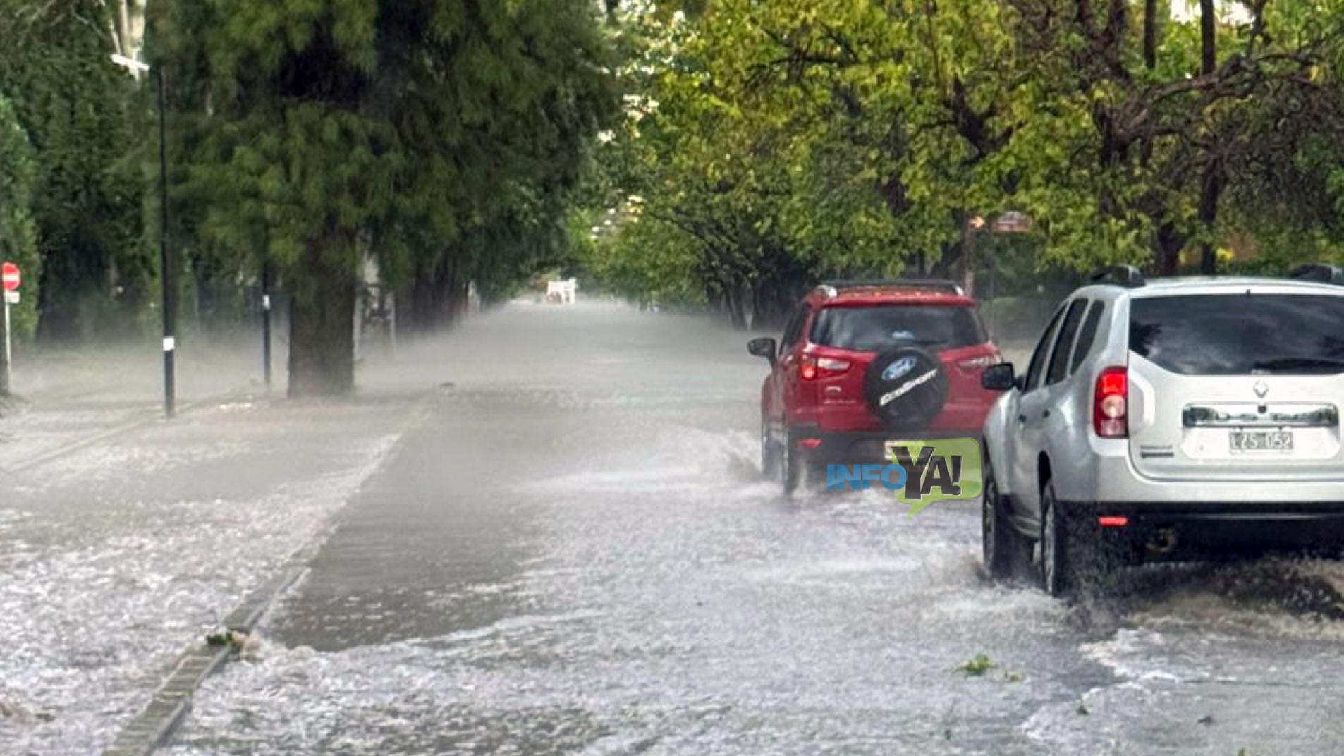 Video e imágenes de la tormenta que dejó calles anegadas en la ciudad