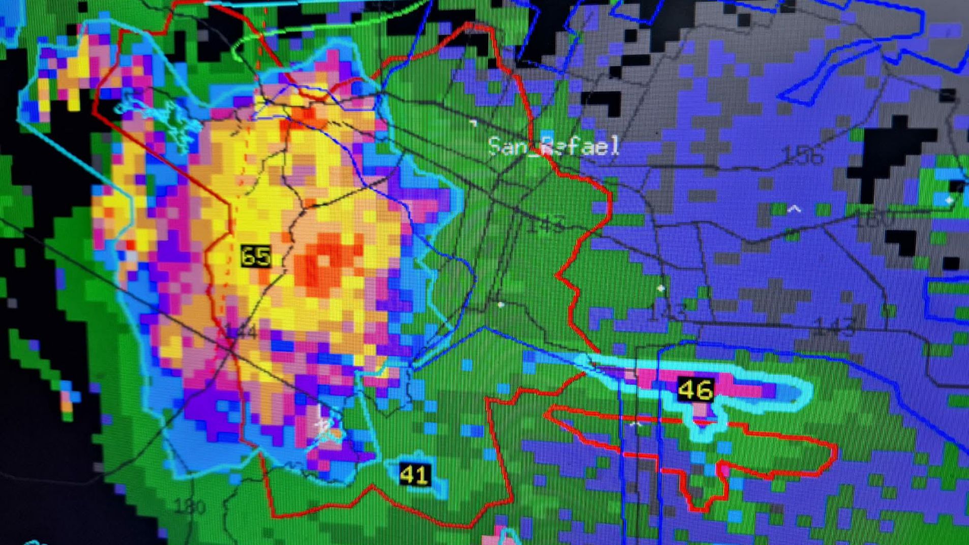 Máxima precaución por importante celda que amenaza con su llegada