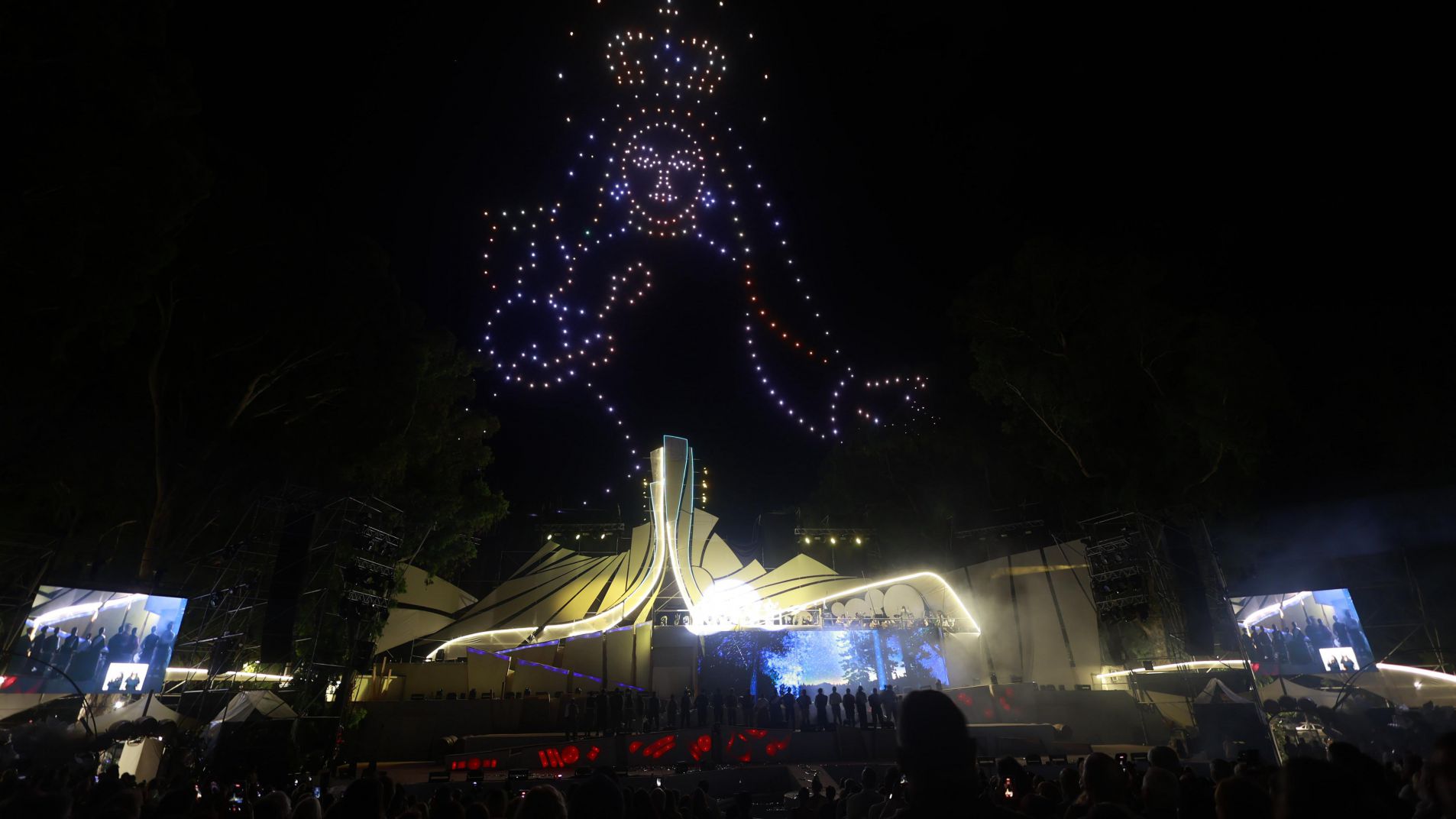 La Vendimia de San Rafael sorprendió con un emotivo show de drones