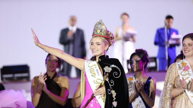 Azul Micaela Antolinez de El Nihuil, es la nueva Reina de San Rafael