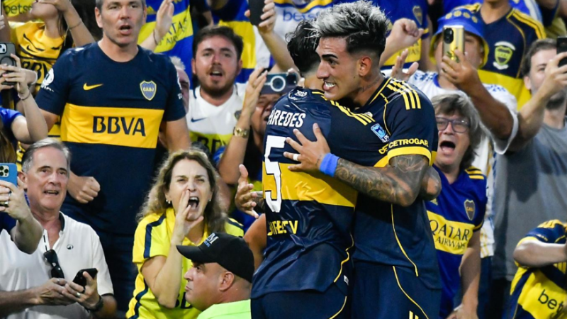 Con gol de Li Lollo le ganó Boca a Riestra en el inicio del torneo